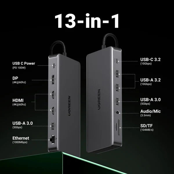 UGREEN 15978 Revodok Pro 313 13 in 1 USB C Docking Station