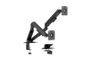Konic 17"-32" Dual-Screen Mechanical Spring Monitor Arm -Weight Capacity 2~9kg VESA 75x75,100x100