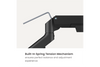 Konic 17"-32" Dual-Screen Mechanical Spring Monitor Arm -Weight Capacity 2~9kg VESA 75x75,100x100