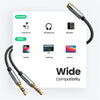 Ugreen 20899 Dual 3.5mm Male To 3.5mm Female USdio Cable 20cm