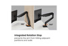 KONIC 17"-49" Single Gas Spring Heavy Duty Monitor Stand Arm Matte Black- Weight Capacity 2-20kg - VESA 100x100 75x75