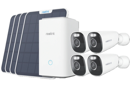 Home Hub with 4 X Argus Eco Ultra + Solar Panel