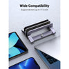 UGREEN LP258-60643 Vertical Dual Slots Laptop/Tablet Stand - Space Grey, Space Saving Upright Storage, Compatible with 12-26mm thickness Apple MacBook & iPad and Tablets