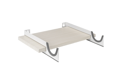 ON-WALL BIKE STORAGE RACK WITH BRACKETED SHELF - NCP Group 