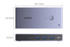 UGREEN DisplayPort KVM Switch 2 In 1 Out,UG-25962