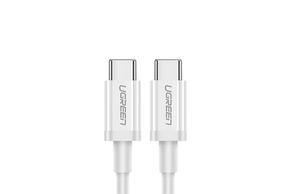 Ugreen US264 60518 USB-C / USB-C PD QC AFC cable 1m - white