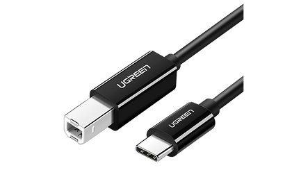 UGREEN UG-50446 USB 2.0 USB-C to USB-B Cable - 2m - Black