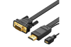 UGREEN UG-30449 HDMI to VGA Cable - 1.5m - Black