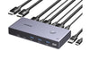 UGREEN DisplayPort KVM Switch 2 In 1 Out,UG-25962