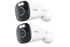 Reolink Argus Eco Ultra 8MP/4K Outdoor Wire-Free Battery Camera with Spotlight - White - 2 Pack