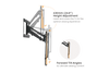 KONIC Spring Assisted Fireplace Mantel TV Mount