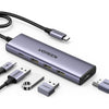 UGREEN USB-C To HDMI+3*USB 3.0 A+PD Power Converter