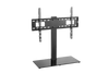 Konic Swivel TV Stand with Glass Base