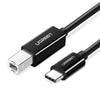 UGREEN UG-50446 USB 2.0 USB-C to USB-B Cable - 2m - Black
