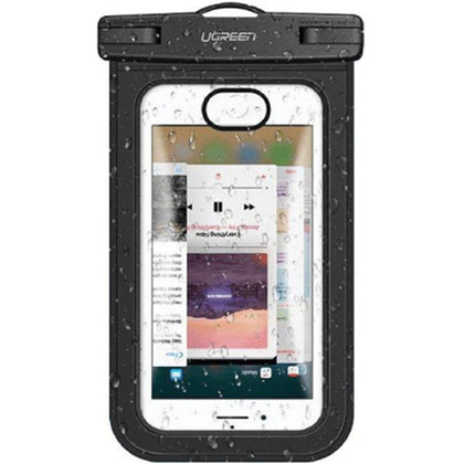 UGREEN Waterproof Phone Pouch Case - Universal up to 6.5-inch mobile phone - IPX8 level Waterproof Depth: Up to 20m/65.6ft - Lanyard Length: 49cm/19.3in.