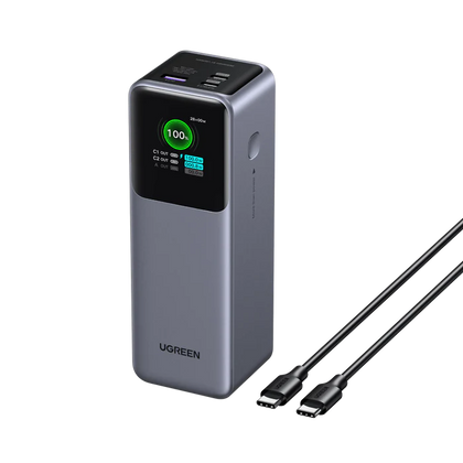 UGREEN Nexode Power Bank 25000mAh 200W with Smart Digital Display