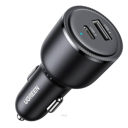 Ugreen 63W USB-C PD + USB-A Fast Car Charger - UG-EC701-35023