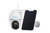 Reolink Argus PT 5MP/3K Outdoor PT Wire-Free Battery Camera with Solar Panel