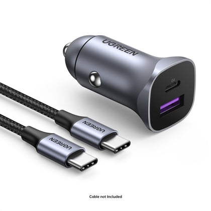 UGREEN Dual PD/USB Car Charger – 30W