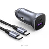 UGREEN Dual PD/USB Car Charger – 30W
