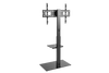 Konic Swivel TV Floor Stand with Glass Base