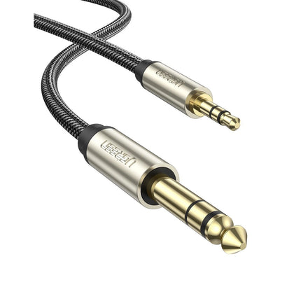 UGREEN 3.5mm to 6.35mm Audio Adapter Cable - 2m - Grey