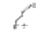 KONIC 17"-49" Single Gas Spring Heavy Duty Monitor Stand Arm-Matte Sliver - Weight Capacity 2-20kg - VESA 100x100 75x75
