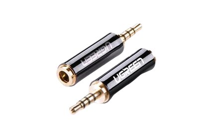 UGREEN 2.5mm Male to 3.5mm Female Stereo Mic Audio Earphone Jack Adapter Converter