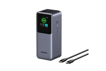 UGREEN Nexode Power Bank 20000mAh 130W with Smart Digital Display