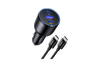 UGREEN 130W 3-Ports Car Charger - With 100W Cable 1m - 2x USB-C & USB-A - USB-C1 [UG-55511]