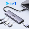 UGREEN USB-C To HDMI+3*USB 3.0 A+PD Power Converter