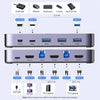 UGREEN UG-15707 HDMI KVM Switch 2 In 1 Out 4K60Hz HDMI KVM Switch USB3.0 KVM Switcher 2 PCs Sharing 1 Monitor,Printer,Keyboard,Mouse Switch Support 3D ,HDR Vision