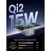 UGREEN Qi2 2-In-1 Magnetic Foldable Fast Charging Station, Gray