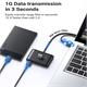 UGREEN 20290 USB3.0 4PT HUB W/USB-C PWR-BK