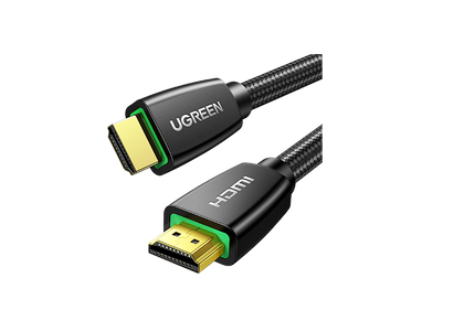 UGREEN 4K HDMI Cable Braided High Speed HDMI 2.0 Cord 18Gbps with Ethernet Support 4K 60HZ 3D 1080P Audio Return Compatible for Nintendo Switch, PS5 PS4, PS3, Roku, TV Box, HDTV - 10 Feet