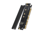 UGREEN NVMe PCIe Adapter, M.2 SSD M Key and M+B Key to PCIe 4.0 Adapter X4 X8 X16 Slot Card with Heat Sink, Up to 64Gbps Max, Size for NVMe M.2 SSD 2230 2242 2260 2280
