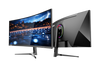 KONIC 34inch WQHD GAMEMonitor 144HZ , HDMI2.1,DP,Type-C 65W, Curve