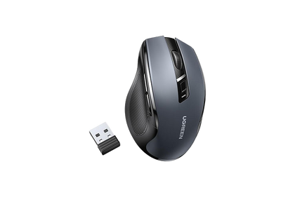 UGREEN Ergonomic Wireless Mouse 2.4G 4000DPI Silence Design