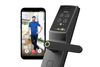 LOCKLY PGD898BF-SG Vision Lux Smart Electronic Door Lock with Built-in Camera and Door Clock (Space Gray)