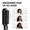 TYMO Ring Black Hair Straightening Comb