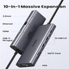 UG 15601 USBC 10IN1 HD+VGA+USB+GLN+AU+PD