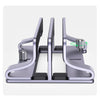 UGREEN LP258-60643 Vertical Dual Slots Laptop/Tablet Stand - Space Grey, Space Saving Upright Storage, Compatible with 12-26mm thickness Apple MacBook & iPad and Tablets