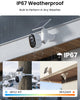 Reolink 3K ARGUS 3 PRO Battery Camera With solar panel lite, 2.4/5GHz Dual-band wifi up to 512GB MicrosSD not included