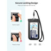 UGREEN Waterproof Phone Pouch Case - Universal up to 6.5-inch mobile phone - IPX8 level Waterproof Depth: Up to 20m/65.6ft - Lanyard Length: 49cm/19.3in.