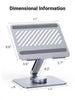 UGREEN Aluminium Swivel Laptop Stand – LP592 (UG-90849) – Silver