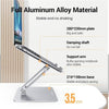 UGREEN LP339-40291 Laptop Stand - Silver, Ergonomic Height Angle Adjustable, Compatible with 11.6" to 17.3" Apple MacBook / Laptops [UG-40291]