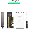 UGREEN CM302 M.2 NVME to PCI-E 3.0 X4 Express Card Adapter - Support 2230 2242 2260 2280 M.2 SSD