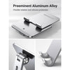 UGREEN LP134-40393 iPad Tablet Aluminum Stand - Foldable - Sturdy and Thick Base - Compatible For 4-12.9" iPhone iPad Pro Air Mini Devices