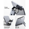 UGREEN LP134-40393 iPad Tablet Aluminum Stand - Foldable - Sturdy and Thick Base - Compatible For 4-12.9" iPhone iPad Pro Air Mini Devices