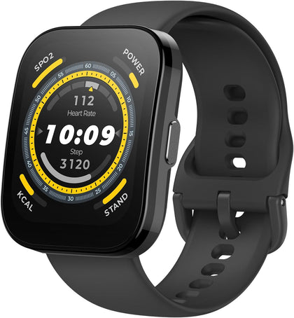 Amazfit Bip 5 Smart Watch 46mm, GPS, Amazon Alexa Built-in, Bluetooth Calling, 10-Day Battery, Heart-Rate & VO2 Max, Sleep Health Monitoring, AI Fitness Tracker App, for Android & iPhone